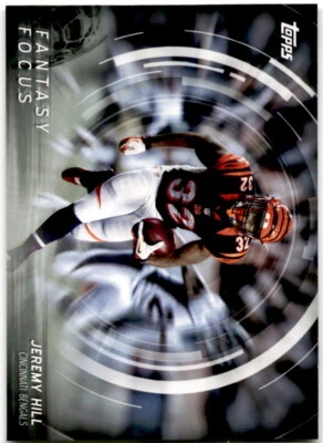 2015 Topps Fantasy Focus Jeremy Hill Cincinnati Bengals - Image 1 of 2