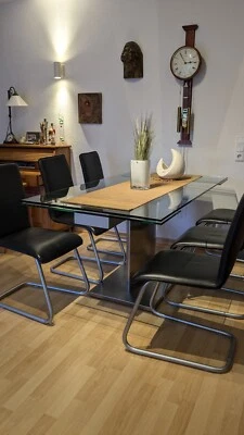 esstisch ausziehbar mit stühlen - Bild 1 von 4