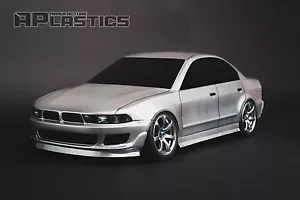 RC Body Car Drift Touring 1:10 Mitsubishi Galant VR 4 style APlastics New Shell - Picture 1 of 12