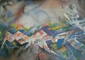 Wildstyle Graffiti Painting on canvas, signed original one off work - Picture 1 of 4