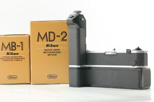 [MINT in Box] Nikon MD-2 Motor Drive + MB-1 Battery Pack for F2 From JAPAN