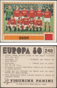 EUROPA 80 CALCIATORI PANINI 248 SSSR RUSSIA SQUADRA - NEW CON VELINA - Bild 1 von 1