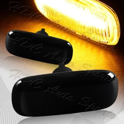 For Audi A3 A4 A6 A8 TT Smoked Lens Amber LED Turn Signal Side Marker Light Lamp - Image 1 of 4