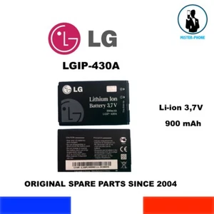BATTERIA ORIGINALE LG LGIP-430A LGIP-431A 3,7V GENUINE AKKU ACCU BATTERY OEM - Photo 1 sur 6