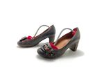 Airstep women's loafer pumps heel high heel gray size 37 (UK 4)