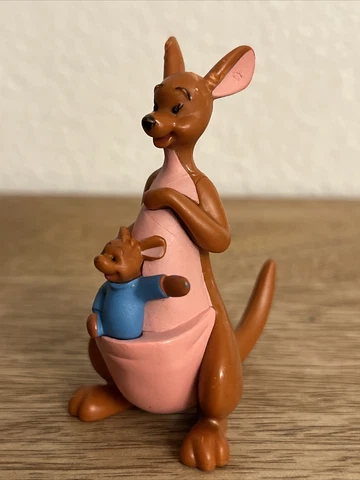 WINNIE THE POOH KANGA & ROO 3” ACTION FIGURE DISNEY PVC TOY (PRE-OWNED) Cover