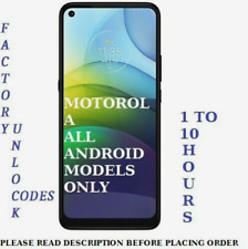 Unlock code For Motorola Moto C E4 E5 E6 G5 G6 G7 G8 Plus XT O2 UK Unlocking
