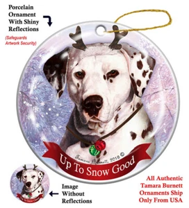 Bis zum Schnee gutes Ornament - Leber-weißer Dalmatiner - Bild 1 von 1