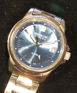 Womans Swiss Military Hanowa 100m 6-744 Blue Date Watch - Picture 1 of 7