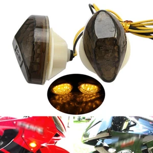 2X LED Flush Mount Front Turn Signals Light For Honda CBR 600RR/1000RR 2004-2013 - Picture 1 of 8