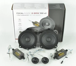 FOCAL IS BMW 100 v2 - 2-WAY 4" P'n'P, TOP SOUND QUALITY, LATEST BMW G i SERIES - Picture 1 of 7