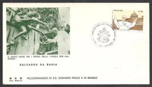 1980 VATICANO BUSTA SPECIALE VIAGGI GIOVANNI PAOLO II SALVADOR DA BAHIA - BV8 - Picture 1 of 1