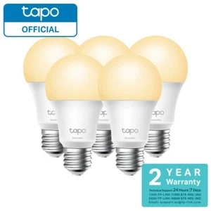 Tapo L510E 5-Pack Smart Wi-Fi Light Bulb Dimmable Alexa Google Assistant Voice - Picture 1 of 8