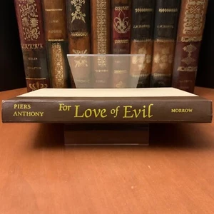 For Love of Evil by Piers Anthony 1988, Hardcover Book Club - FREE SHIP at $50 - Picture 1 of 6