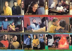 STAR TREK THE ORIGINAL SERIES TOS 2 CHARACTER LOG INSERT CARD SET 52 C59 TO C110 - Picture 1 of 4
