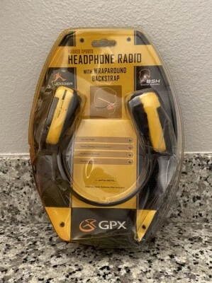 GPX Rugged Sports Headphone Radio AHP3610RSYEL Brand New Sealed RARE - Image 1 of 3