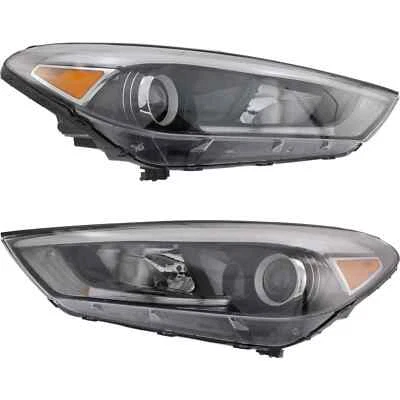 Driver & Passenger Side Headlight Set For 2016-2018 Tucson HY2502199 HY2503199 Foto 1 de 4