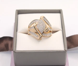 10ct Gold & Diamond Ring 0.50ct MHJ - Picture 1 of 7