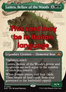 MTG LUMRA, BELLOW OF THE WOODS 293 EXC LUMRA, RUGGITO DELLA FORESTA BLB X IT - Bild 1 von 1