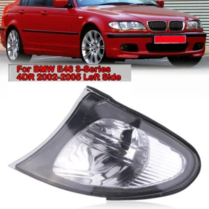 Left Side Turn Signal Corner Light Clear Lens for BMW 3 Series E46 2002-2005 4RD - Picture 1 of 11