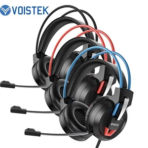 Voistek 3.5mm/USB Gaming Headset Headphones MicFor XBOX PS4 PS5 SWITCH PC - Picture 1 of 11