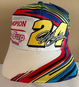 NWT ACTION NASCAR RACE 1998 WINSTON CUP CHAMP 24 JEFF GORDON DUPONT HAT - Picture 1 of 11