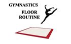 Gymnastics Floor Routine Sport Aluminium Rectangle Fridge Magnet Souvenir