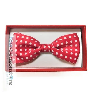 12 Colors Children Kid Baby Toddler Boys Under Age 6 1x bow tie with polka dot - Picture 1 of 15
