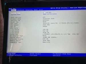 DELL Inspiron 15 Gray 7000 Series Windows 10 Laptop Touchscreen - Picture 1 of 5