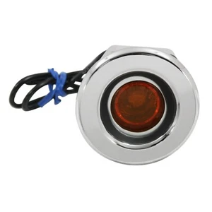 New Front Curved Amber Side Marker Light Assembly Trim Parts Fits Dart MP4151 - Picture 1 of 1