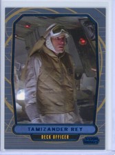2013 Topps STAR WARS Galactic Files 2 TAMIZANDER REY Blue Foil Parallel #202/350