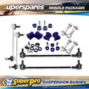 Front + Rear SuperPro Suspenison Bush Kit for Ford Laser KQ 2001-09/2002 - Picture 1 of 2
