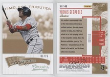 2014 Panini Classics Timeless Tributes Gold /25 Yoenis Cespedes #148