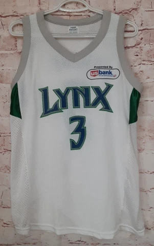 Large L Vintage WNBA Minnesota Lynx Basketball Nicole Olde Jersey #3 NWOT Cover