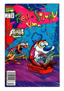 REN and STIMPY SHOW 1 (VF- 7.5) 1st REN AND STIMPY / SCARCE NEWSSTAND VARIANT * - Picture 1 of 2