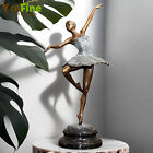 Statue de ballet danseuse broonze bronze ballerine dansante fille sculpture décoration intérieure