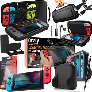 Ultimate Pouch Pack para Nintendo Switch en negro de Orzly - Imagen 1 de 7
