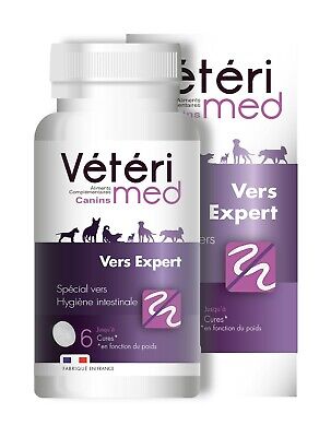 Vétérimed VERS EXPERT Comprimés à Action Vermifuge • 50€