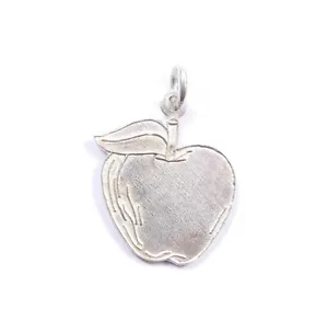 Apple Pendant Sterling Silver 6.3g  - Picture 1 of 7
