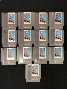Lot Of 13 Ikari Warriors 2 Victory Road NES Signed By Frank Cirocco - Picture 1 of 7