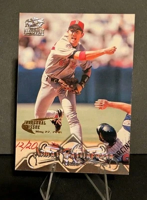 1998 Pacific Paramount Inaugural Issue #'d 12/20 Nomar Garciaparra Red Sox  - Image 1 of 2