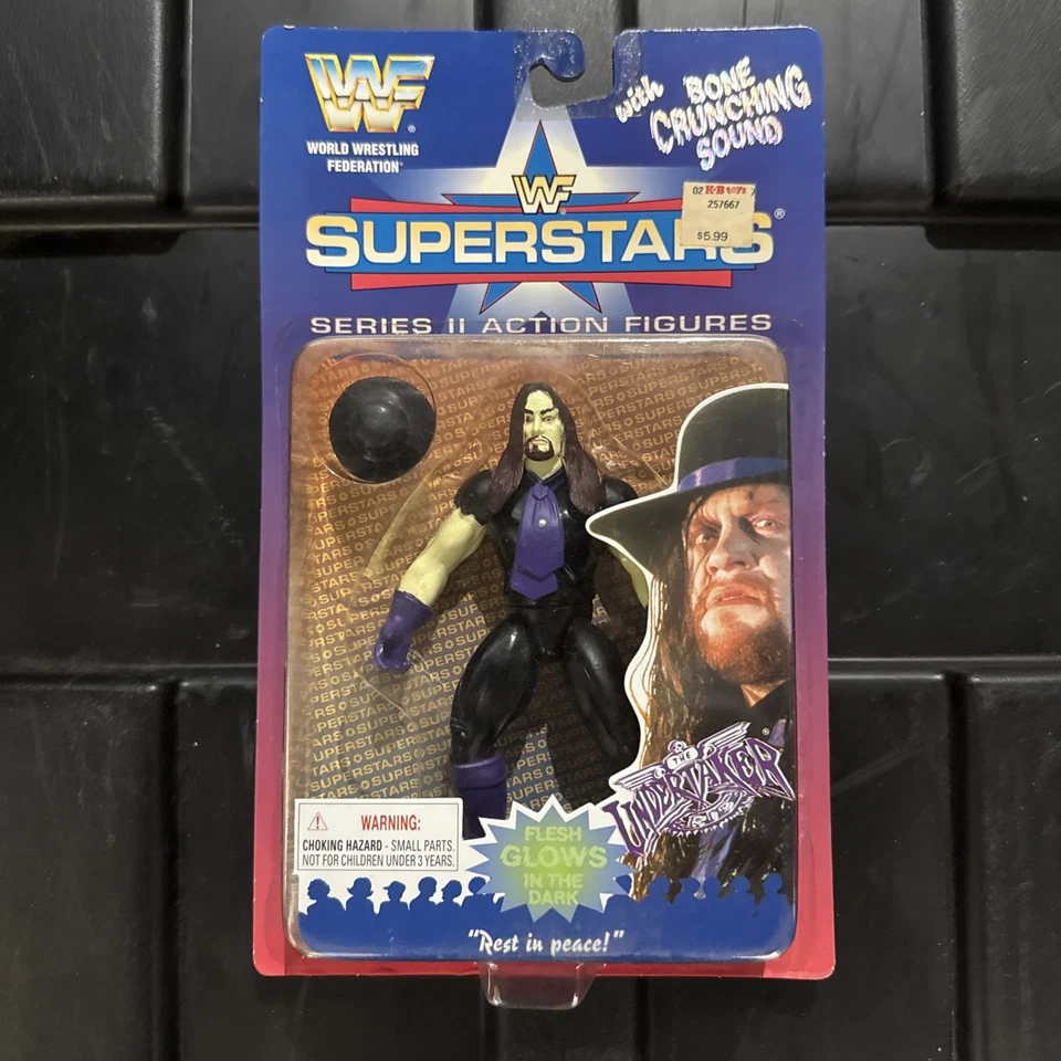 WWE 1996 Jakks Pacific WWF Superstars Series 2 The Undertaker Action Figure