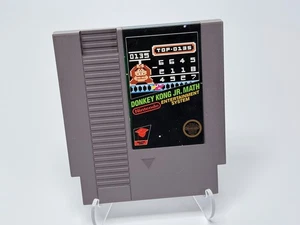 Donkey Kong Jr. Math (Nintendo NES) autentico e testato - Foto 1 di 5