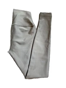 Alo Yoga Airlift High Rise Nude Taupe Leggings FULL LENGTH Hose Gr. XS GLÄNZEND - Bild 1 von 11