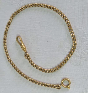 07L2 Catena Per Orologio A Catenella Placcato Oro Lunghezza 29,5 Cm - Imagen 1 de 5