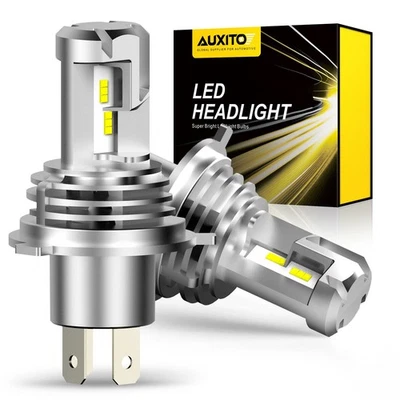 Kit de faros LED AUXITO H4 9003 haz alto bajo 6000K para Toyota Honda Nissan M3 Foto 1 de 4