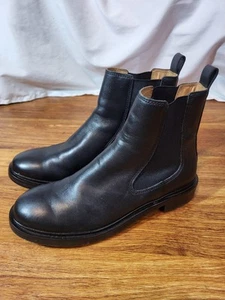 Madewell Women's Benning Leather Chelsea Boot Black Size 7 - Picture 1 of 7