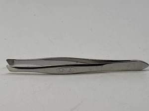 Vintage Revlon schräge Spitze Deluxe Pinzette schwer selten 3,5" - Bild 1 von 2