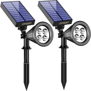 Solar Spot Lights - 2-in-1 Waterproof Landscape Spotlights, Dusk-to-Dawn Sola... - Picture 1 of 9