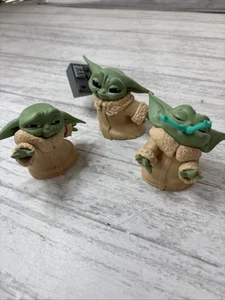 Mini figuras de Star Wars The Child Grogu, juguete mandaloriano adornos para pasteles artesanía 3 - Imagen 1 de 7